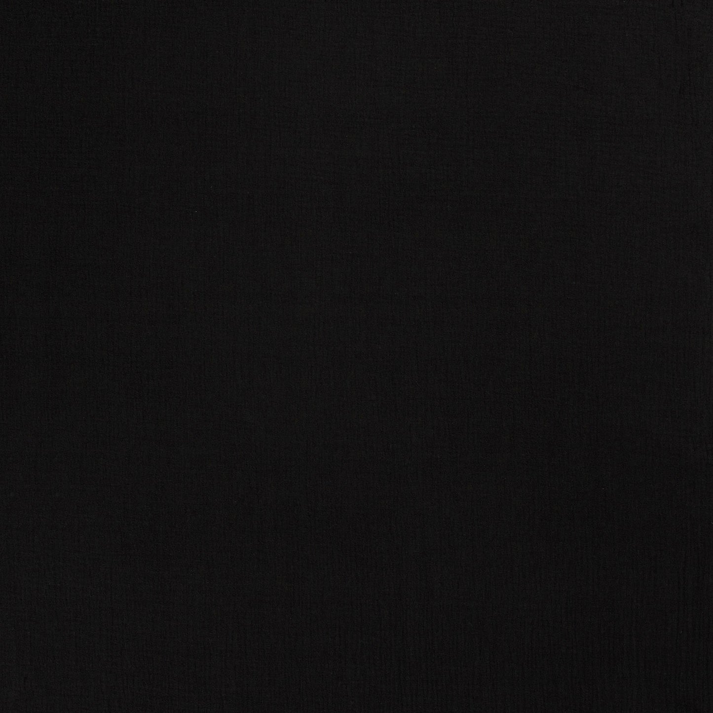 Musselin Stoff Uni Schwarz