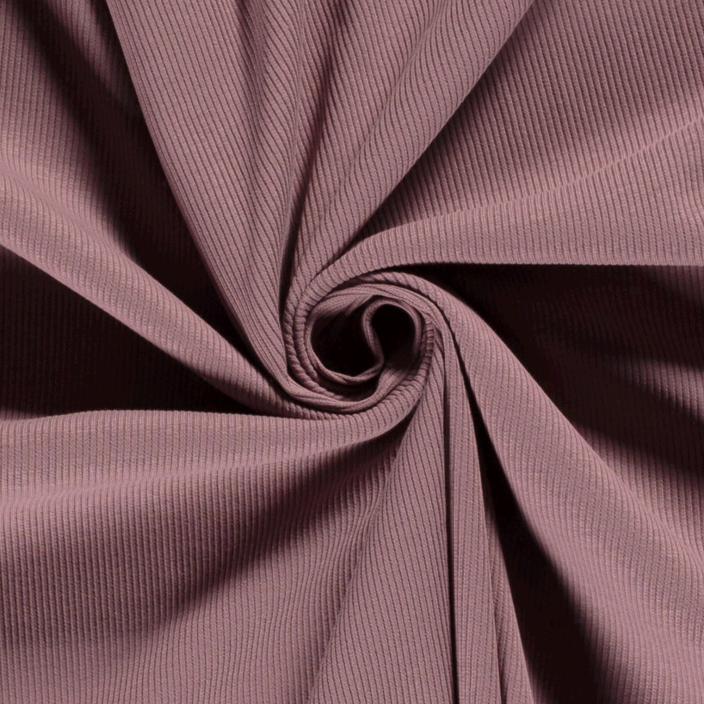 RIB Jersey Stoff Uni Mauve
