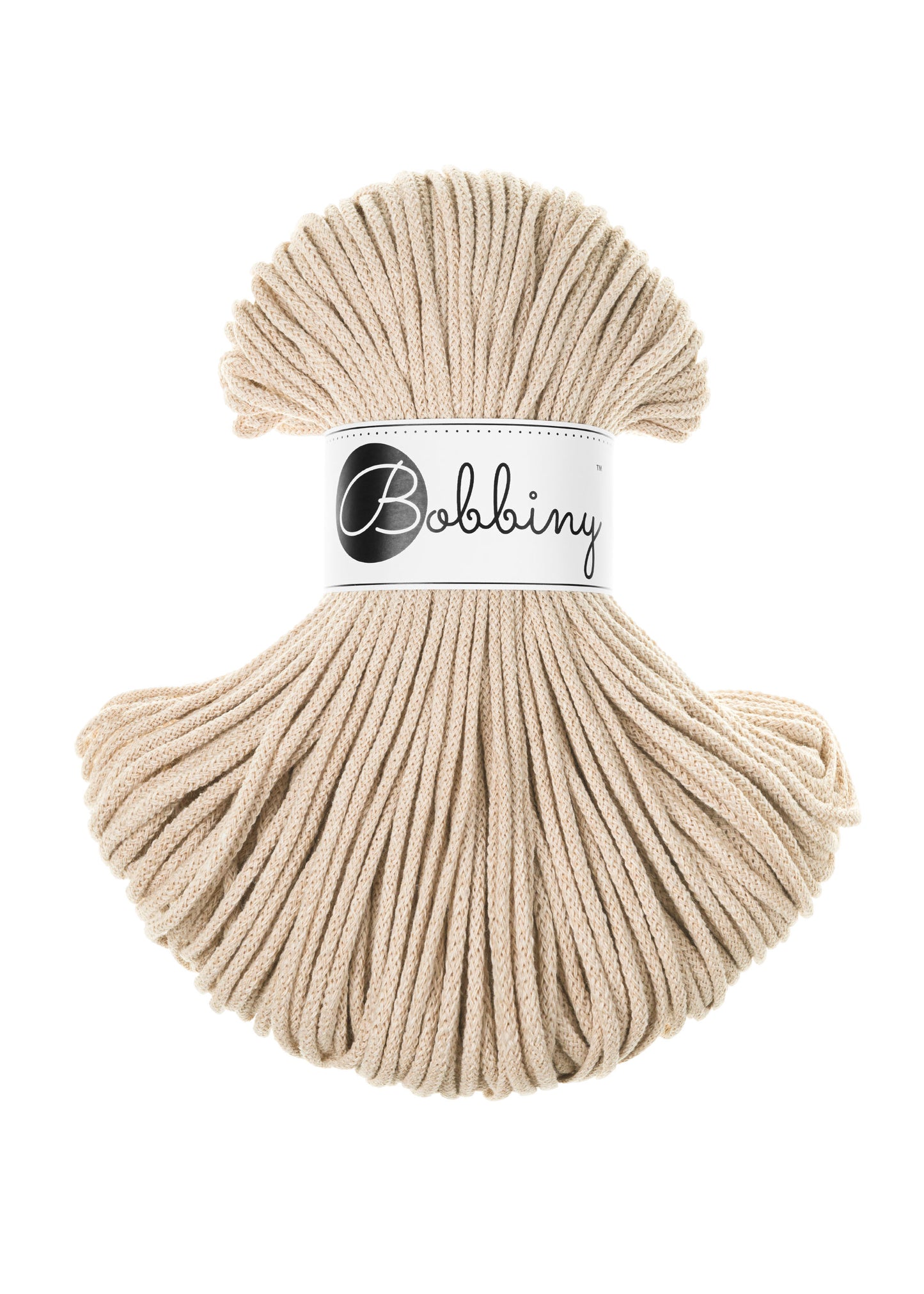 Warm Beige / Flechtkordel 3MM 100M