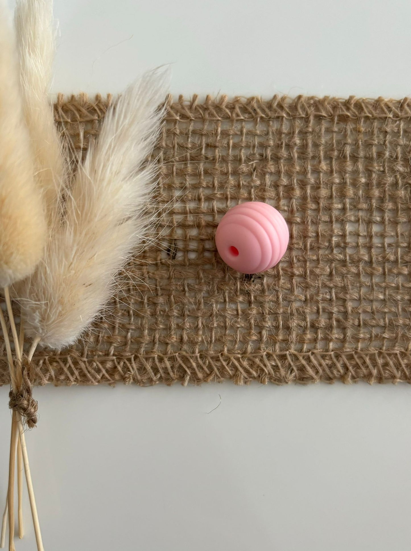 Rillenperle lachs 15mm