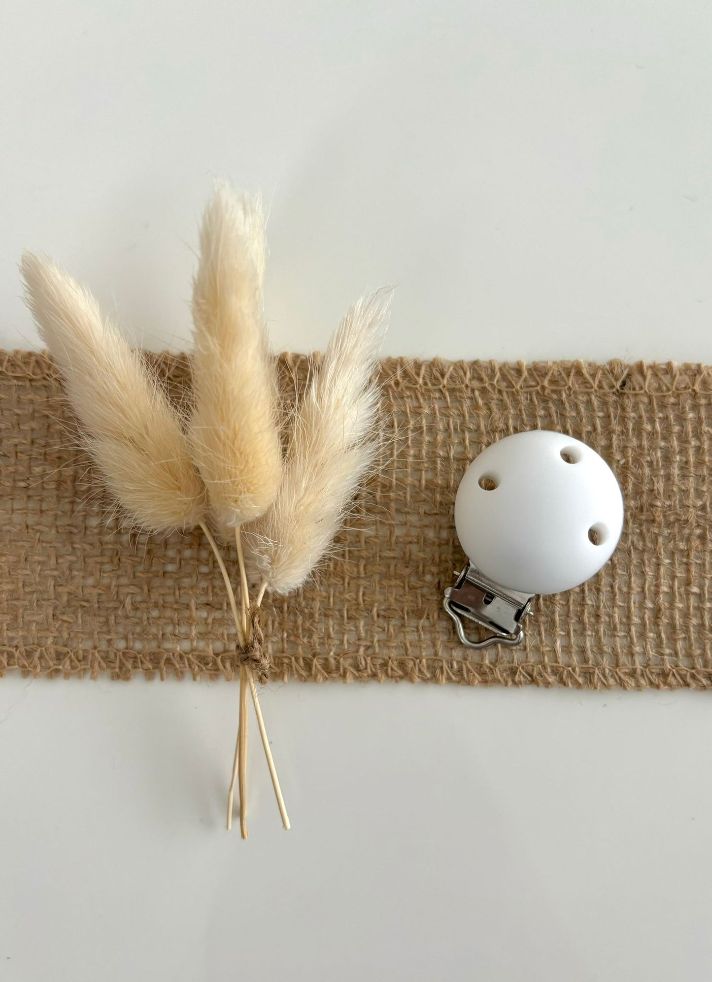 Clip Silikon weiss